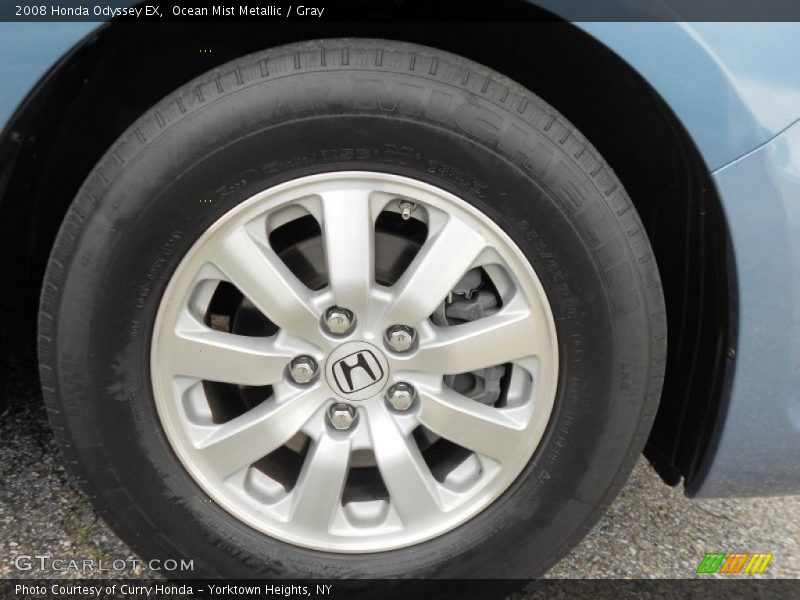 Ocean Mist Metallic / Gray 2008 Honda Odyssey EX