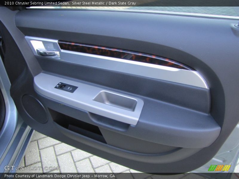 Silver Steel Metallic / Dark Slate Gray 2010 Chrysler Sebring Limited Sedan