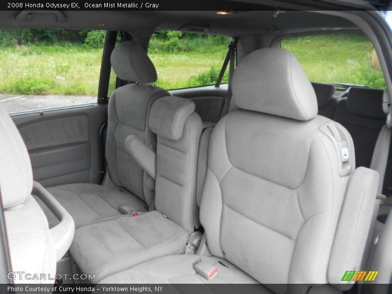 Ocean Mist Metallic / Gray 2008 Honda Odyssey EX