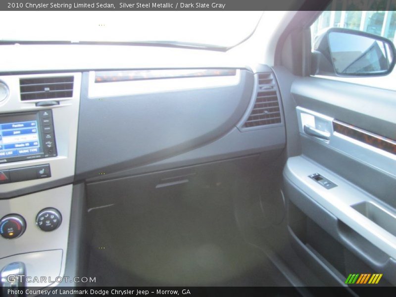 Silver Steel Metallic / Dark Slate Gray 2010 Chrysler Sebring Limited Sedan
