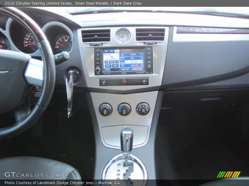 Silver Steel Metallic / Dark Slate Gray 2010 Chrysler Sebring Limited Sedan