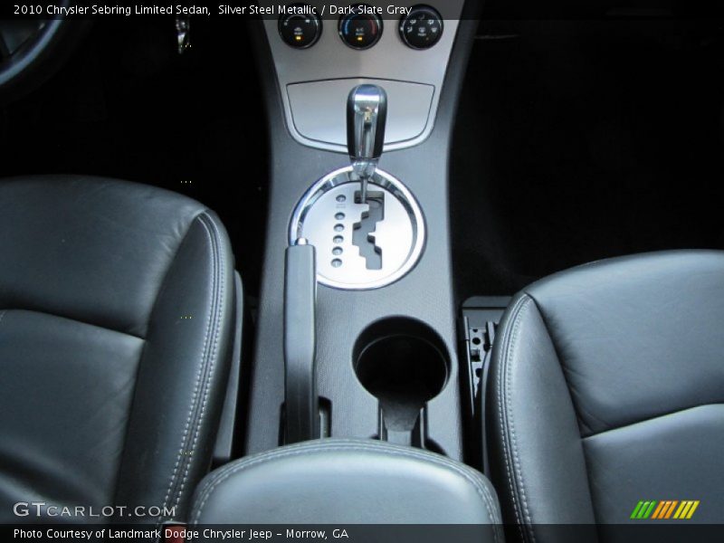 Silver Steel Metallic / Dark Slate Gray 2010 Chrysler Sebring Limited Sedan