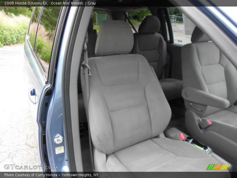 Ocean Mist Metallic / Gray 2008 Honda Odyssey EX