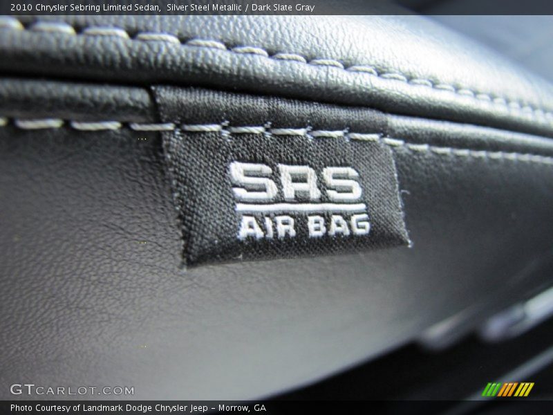 Silver Steel Metallic / Dark Slate Gray 2010 Chrysler Sebring Limited Sedan