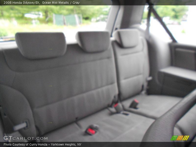Ocean Mist Metallic / Gray 2008 Honda Odyssey EX