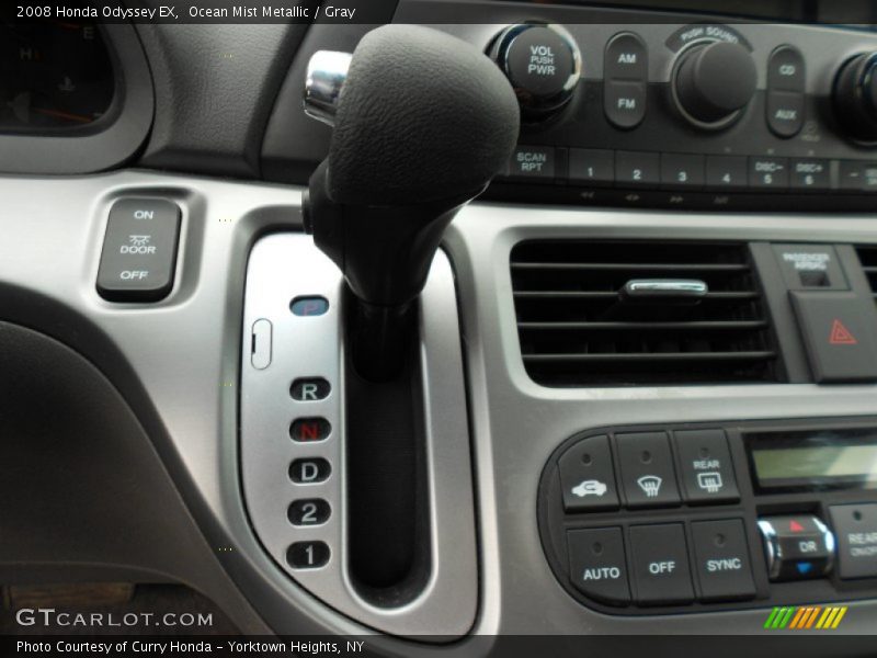 Ocean Mist Metallic / Gray 2008 Honda Odyssey EX