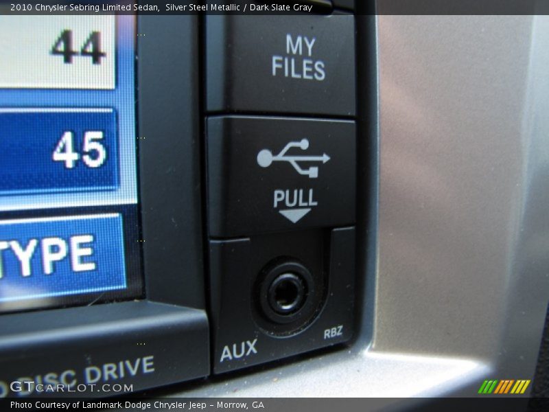 Silver Steel Metallic / Dark Slate Gray 2010 Chrysler Sebring Limited Sedan