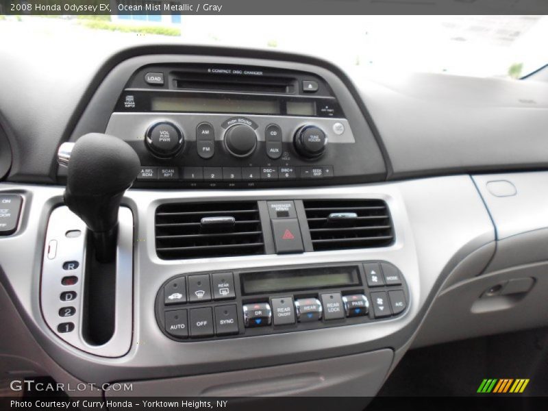 Ocean Mist Metallic / Gray 2008 Honda Odyssey EX