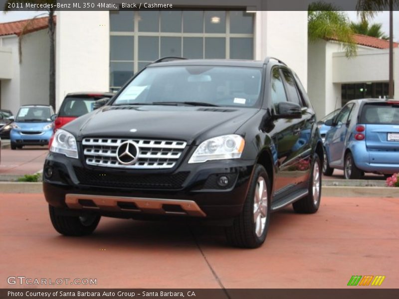 Black / Cashmere 2011 Mercedes-Benz ML 350 4Matic