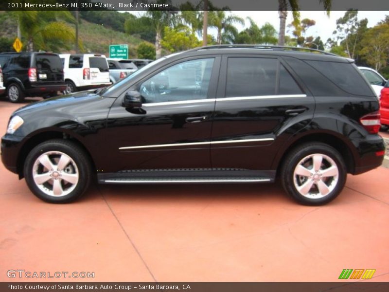 Black / Cashmere 2011 Mercedes-Benz ML 350 4Matic