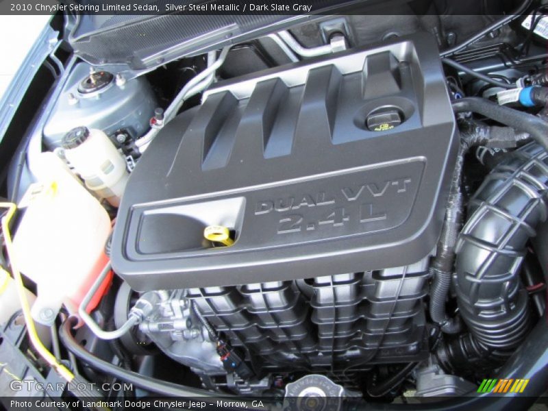 Silver Steel Metallic / Dark Slate Gray 2010 Chrysler Sebring Limited Sedan