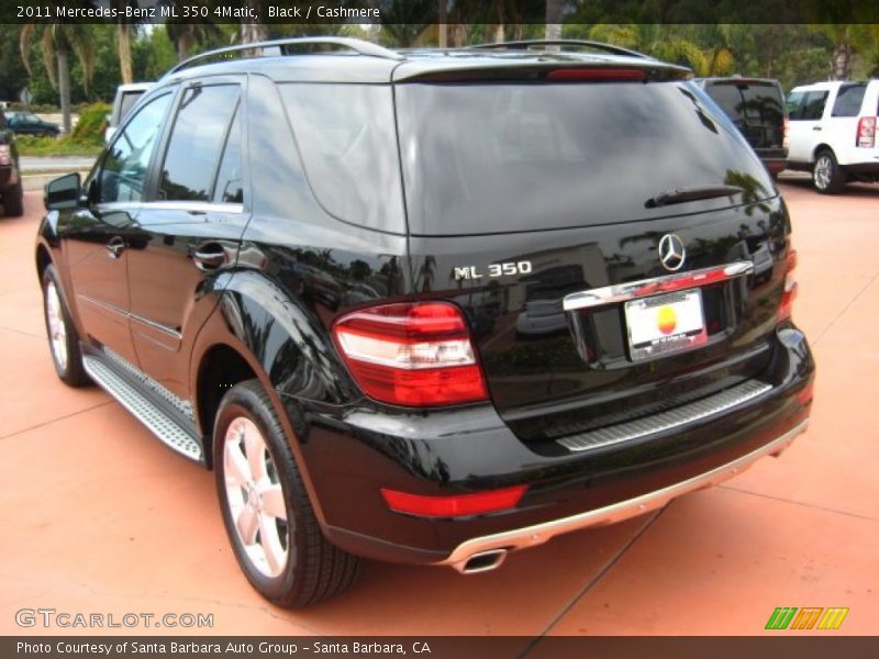 Black / Cashmere 2011 Mercedes-Benz ML 350 4Matic