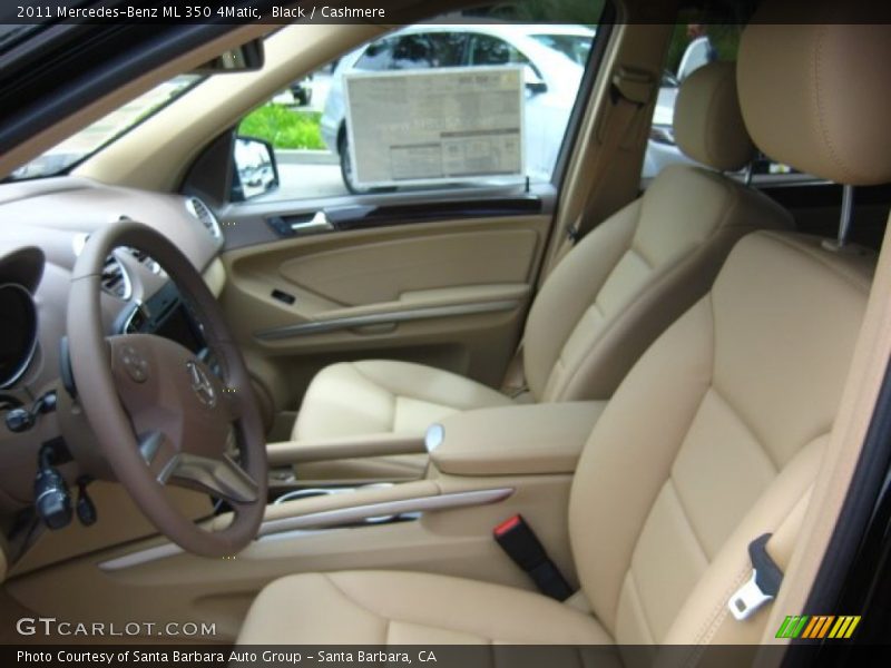 Black / Cashmere 2011 Mercedes-Benz ML 350 4Matic