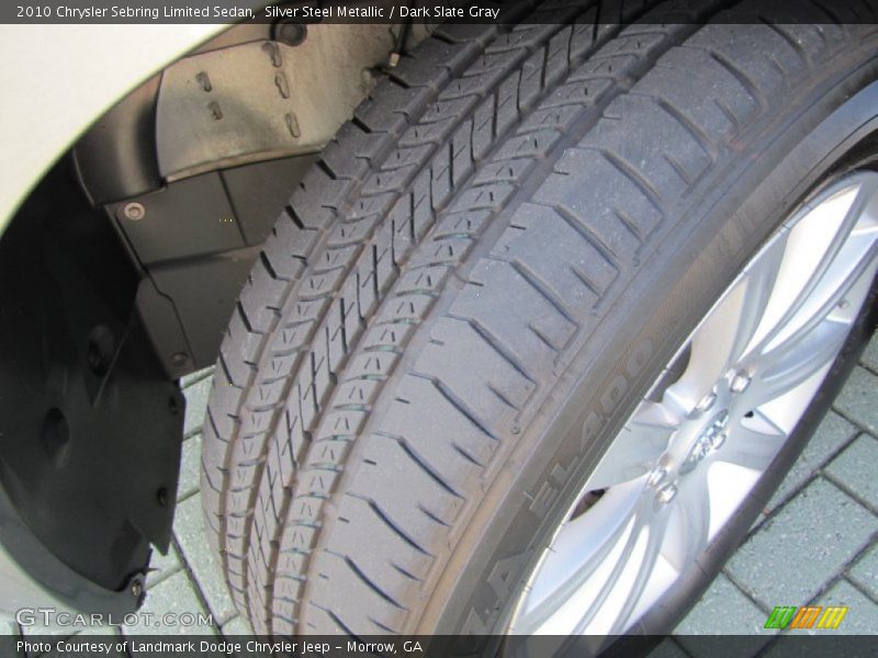 Silver Steel Metallic / Dark Slate Gray 2010 Chrysler Sebring Limited Sedan