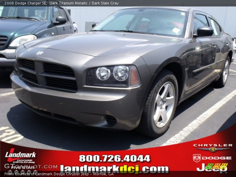 Dark Titanium Metallic / Dark Slate Gray 2008 Dodge Charger SE