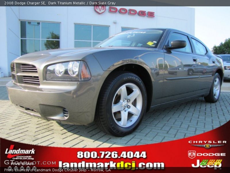 Dark Titanium Metallic / Dark Slate Gray 2008 Dodge Charger SE