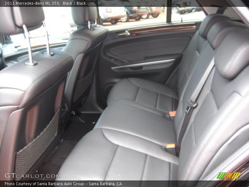 Black / Black 2011 Mercedes-Benz ML 350