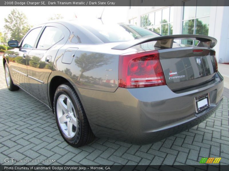 Dark Titanium Metallic / Dark Slate Gray 2008 Dodge Charger SE