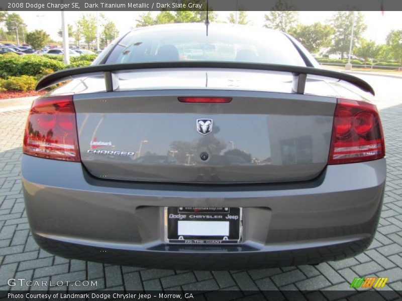 Dark Titanium Metallic / Dark Slate Gray 2008 Dodge Charger SE