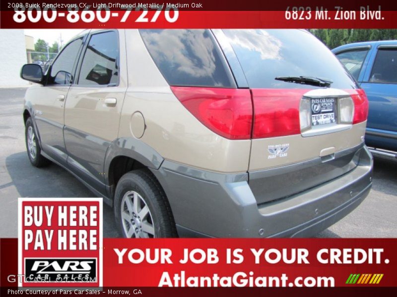 Light Driftwood Metallic / Medium Oak 2003 Buick Rendezvous CX