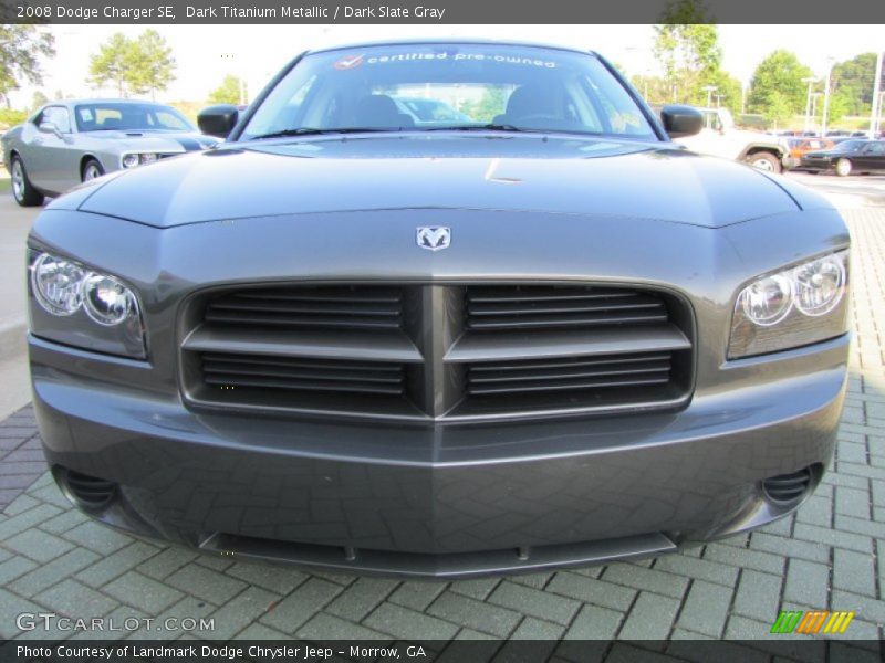 Dark Titanium Metallic / Dark Slate Gray 2008 Dodge Charger SE