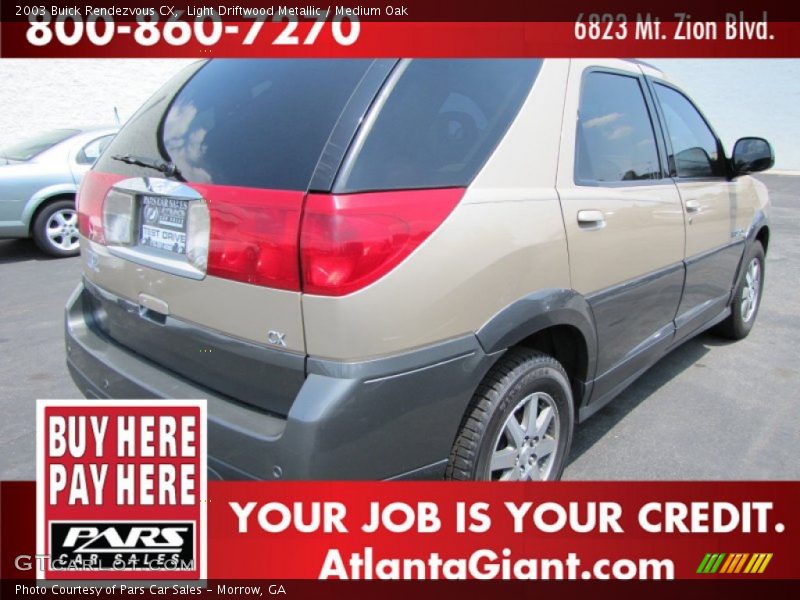 Light Driftwood Metallic / Medium Oak 2003 Buick Rendezvous CX
