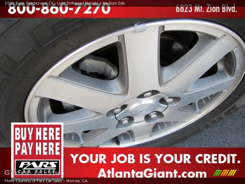 Light Driftwood Metallic / Medium Oak 2003 Buick Rendezvous CX