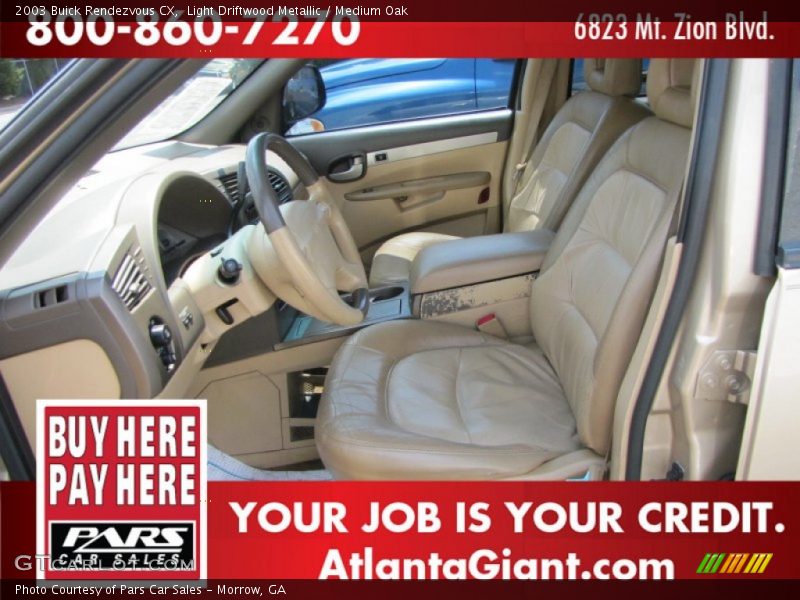 Light Driftwood Metallic / Medium Oak 2003 Buick Rendezvous CX