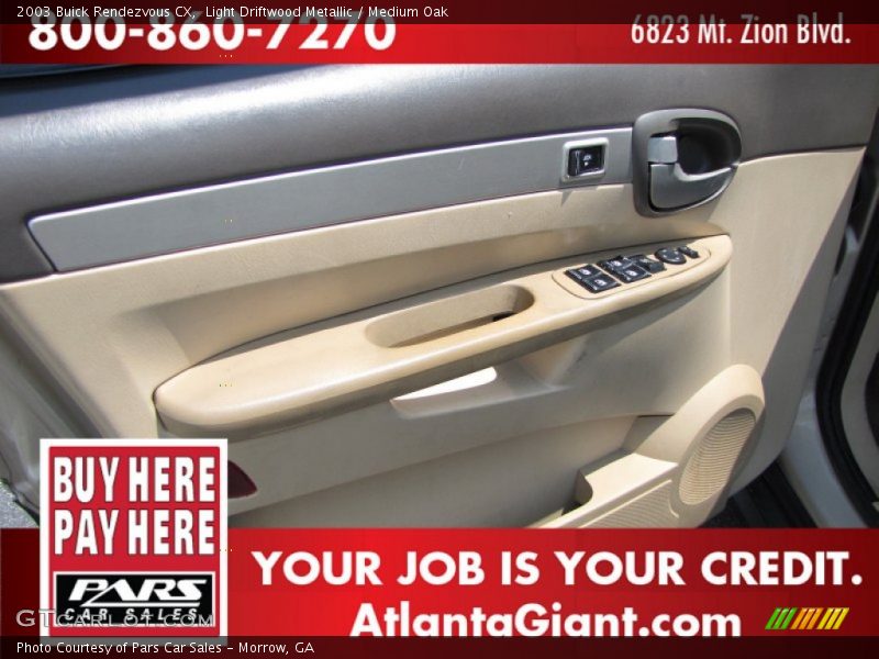 Light Driftwood Metallic / Medium Oak 2003 Buick Rendezvous CX