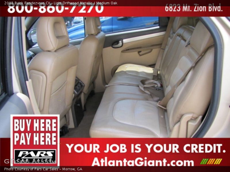 Light Driftwood Metallic / Medium Oak 2003 Buick Rendezvous CX