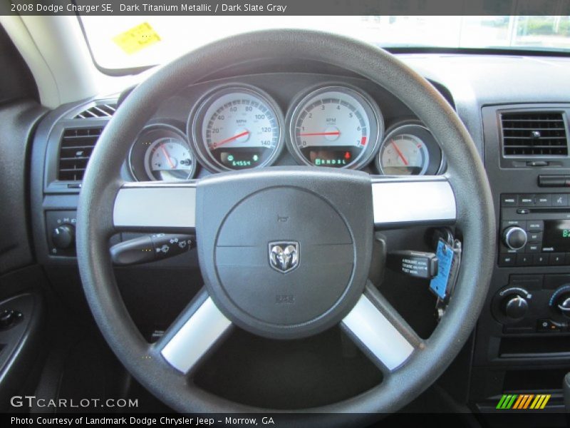 Dark Titanium Metallic / Dark Slate Gray 2008 Dodge Charger SE