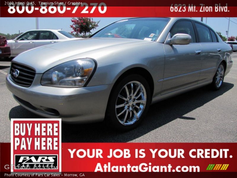 Titanium Silver / Graphite 2002 Infiniti Q 45