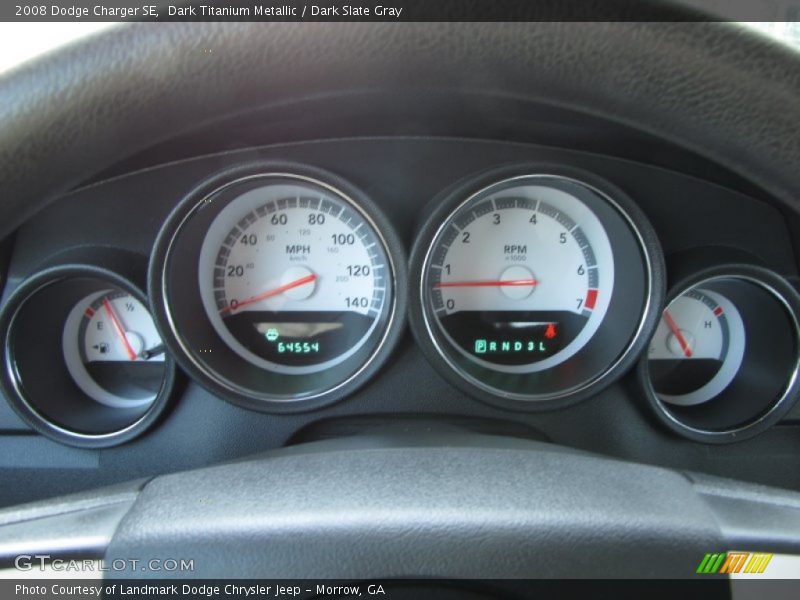 Dark Titanium Metallic / Dark Slate Gray 2008 Dodge Charger SE