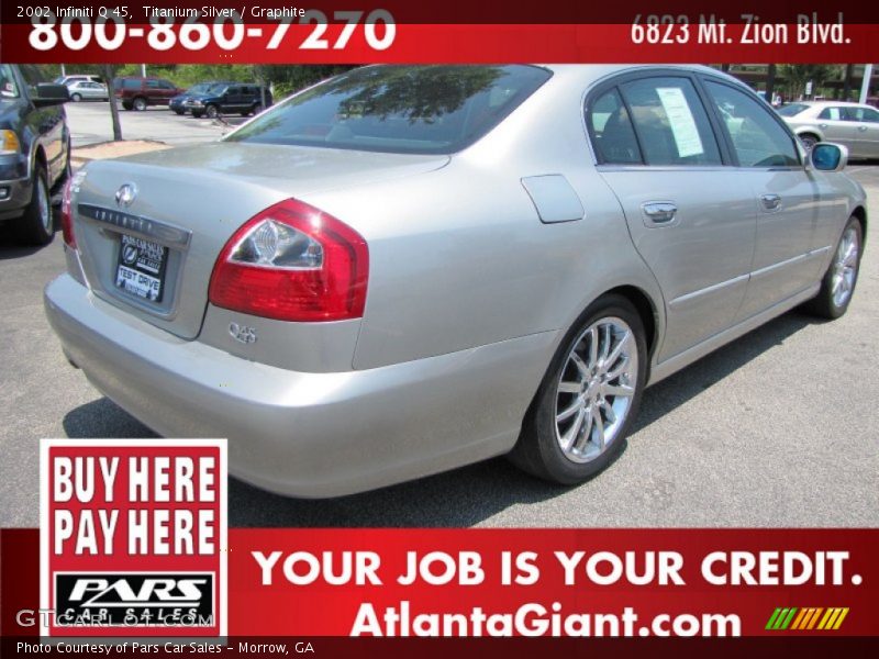 Titanium Silver / Graphite 2002 Infiniti Q 45