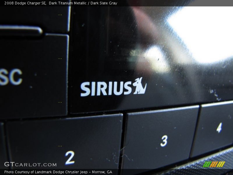 Dark Titanium Metallic / Dark Slate Gray 2008 Dodge Charger SE