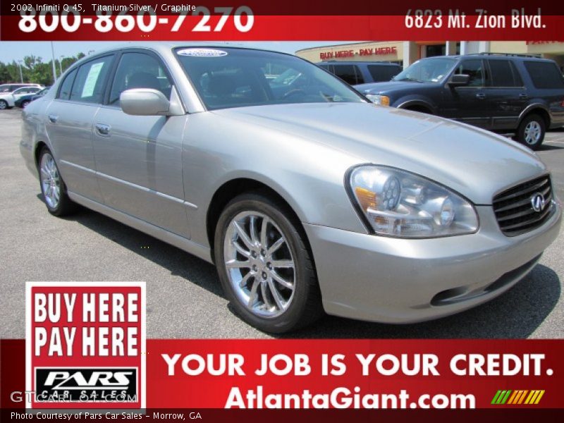 Titanium Silver / Graphite 2002 Infiniti Q 45