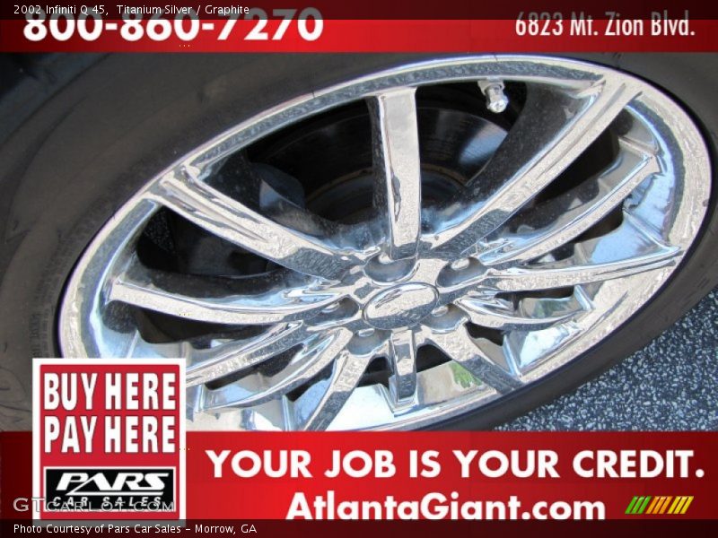 Titanium Silver / Graphite 2002 Infiniti Q 45