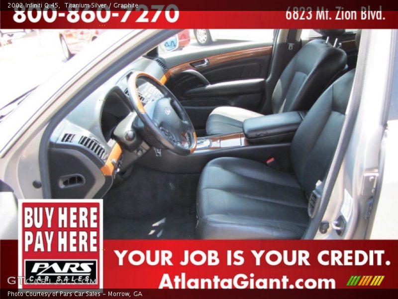 Titanium Silver / Graphite 2002 Infiniti Q 45