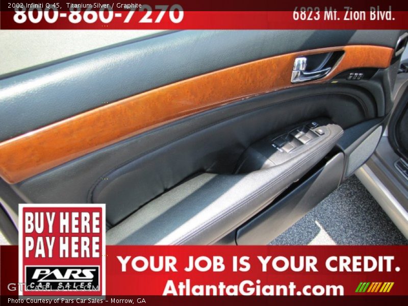 Titanium Silver / Graphite 2002 Infiniti Q 45