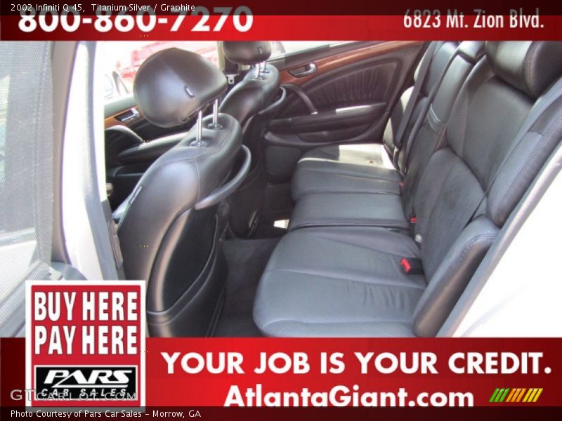 Titanium Silver / Graphite 2002 Infiniti Q 45