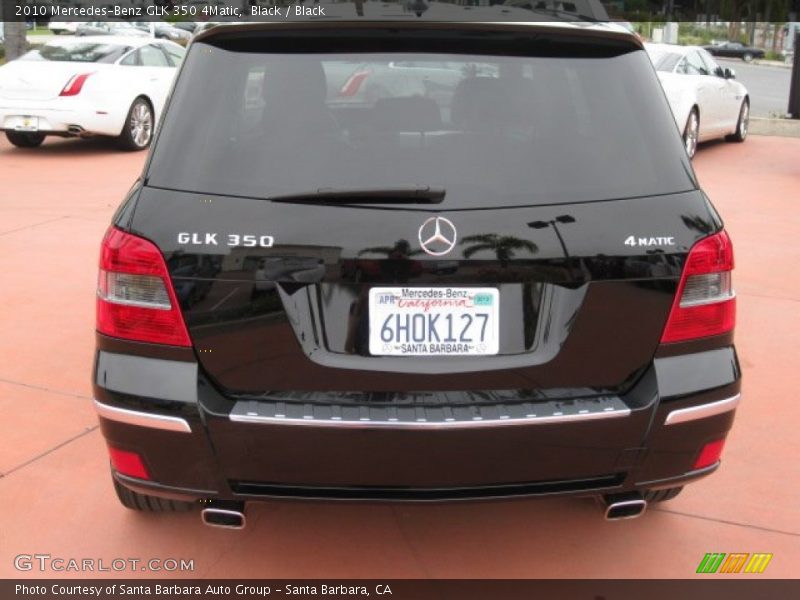 Black / Black 2010 Mercedes-Benz GLK 350 4Matic