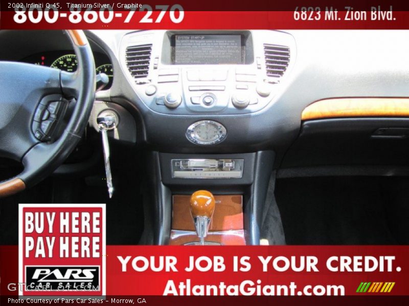 Titanium Silver / Graphite 2002 Infiniti Q 45