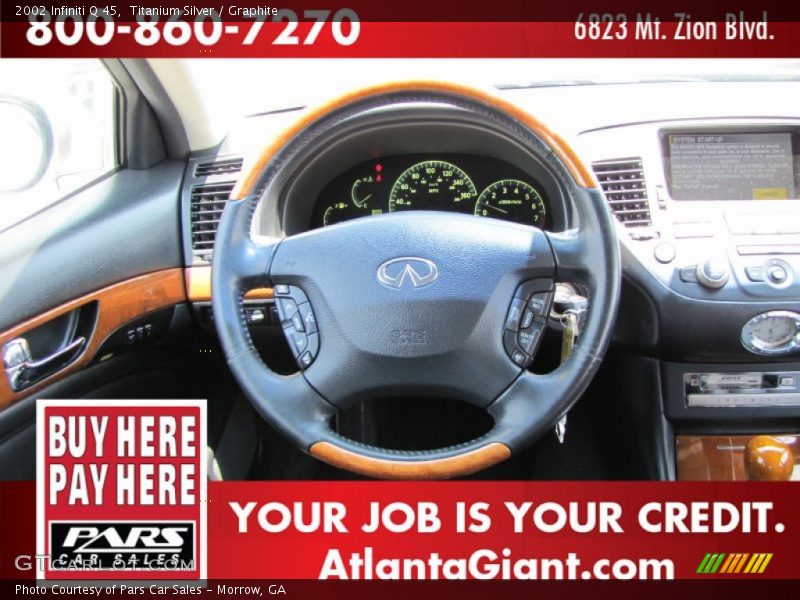 Titanium Silver / Graphite 2002 Infiniti Q 45