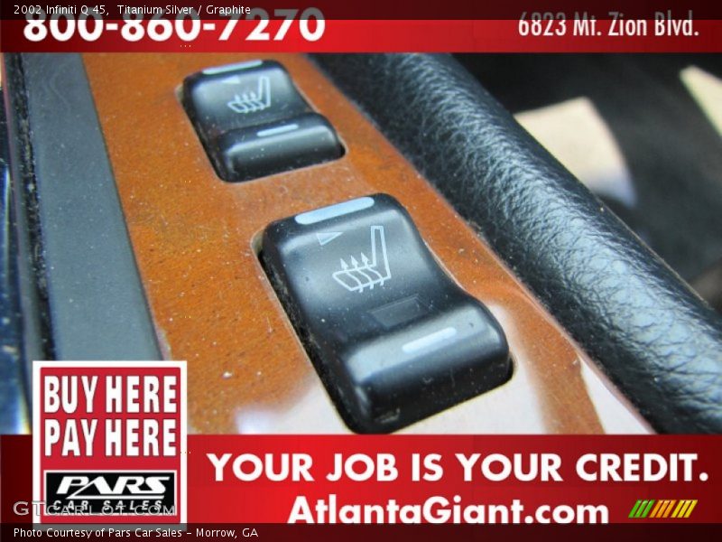 Titanium Silver / Graphite 2002 Infiniti Q 45