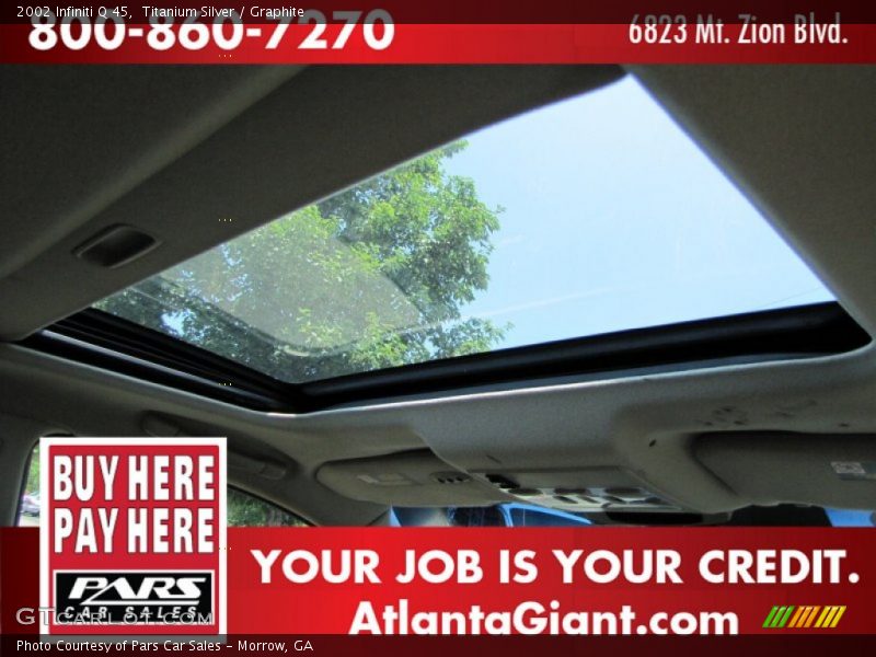 Titanium Silver / Graphite 2002 Infiniti Q 45