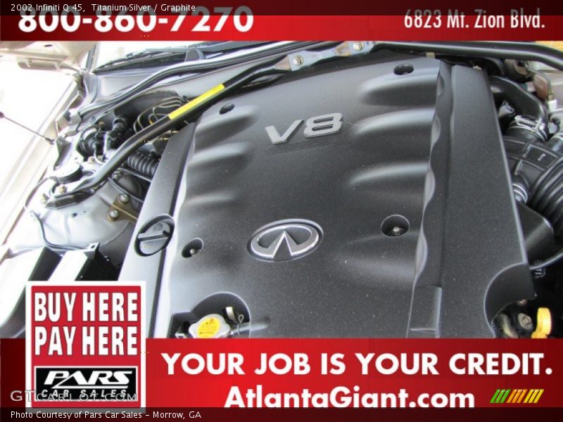 Titanium Silver / Graphite 2002 Infiniti Q 45