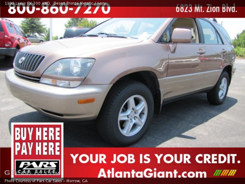 Desert Bronze Metallic / Ivory 1999 Lexus RX 300 AWD