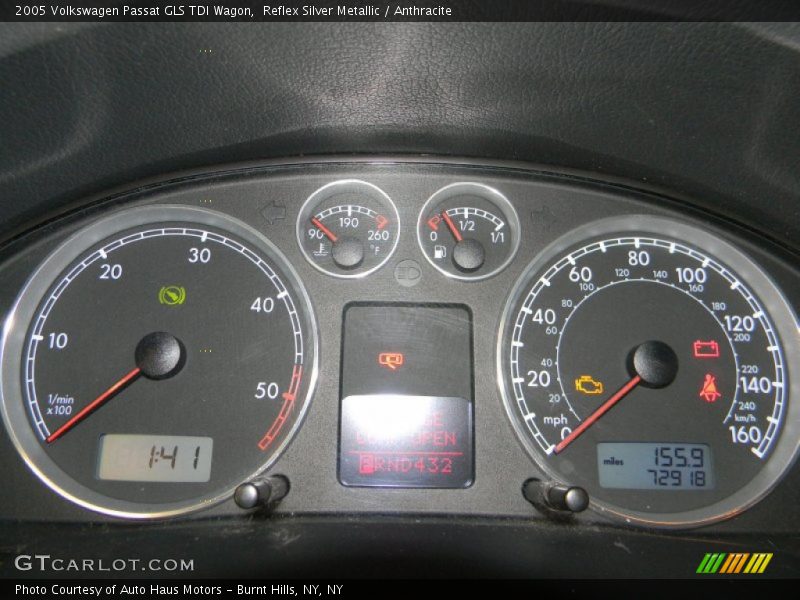 Reflex Silver Metallic / Anthracite 2005 Volkswagen Passat GLS TDI Wagon
