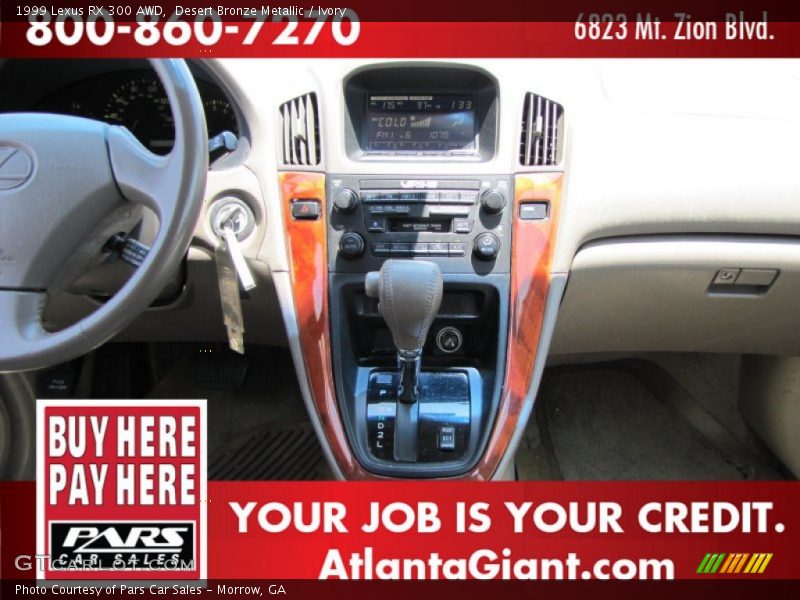 Desert Bronze Metallic / Ivory 1999 Lexus RX 300 AWD