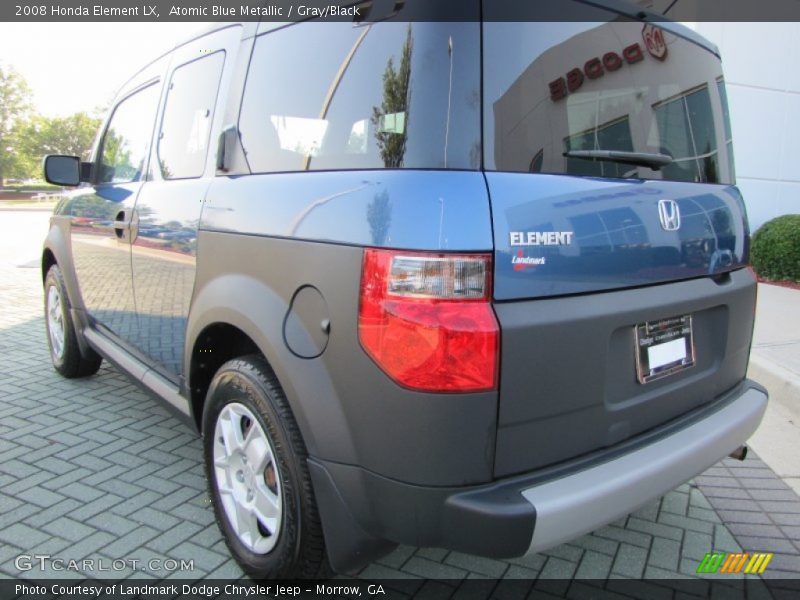 Atomic Blue Metallic / Gray/Black 2008 Honda Element LX